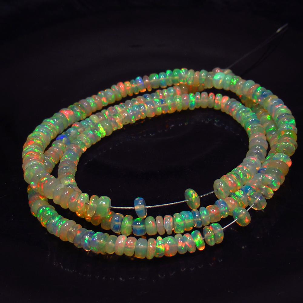 36.51 Ct Natural 286 Drilled Fire Opal Beads (1 of 2)