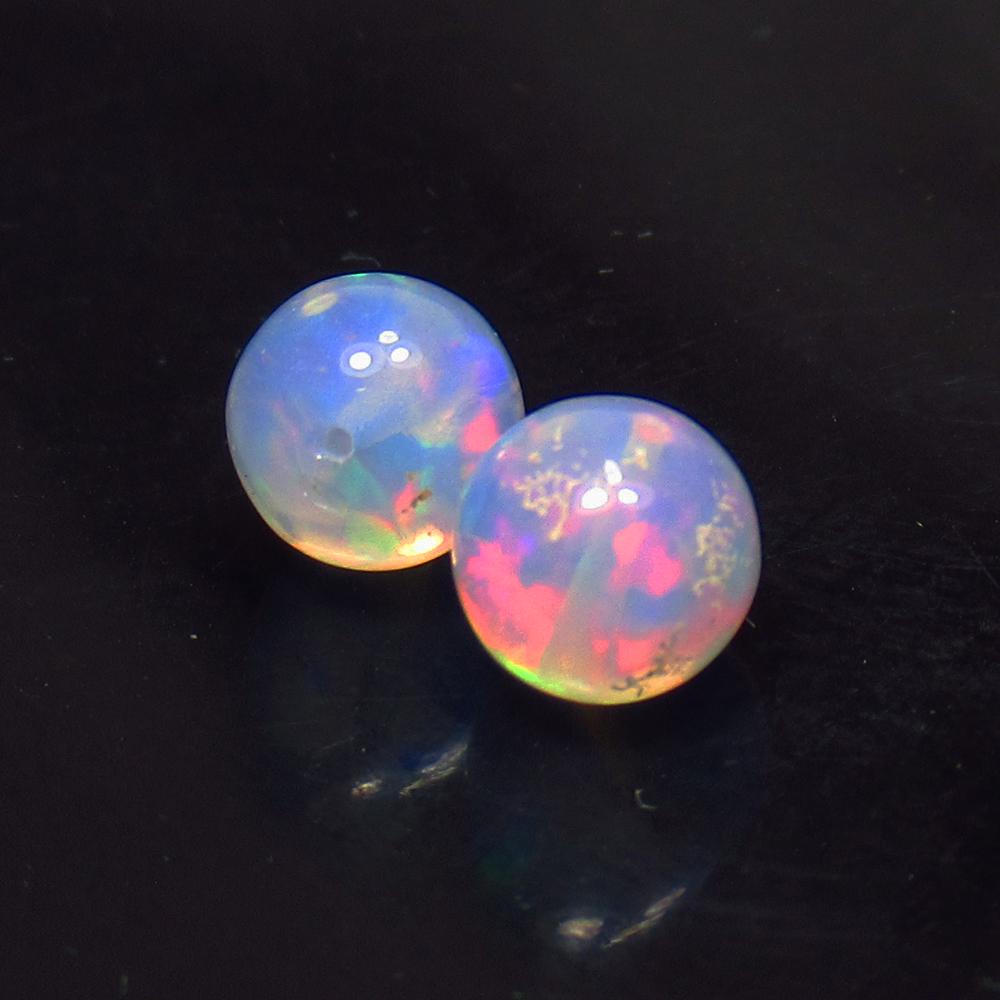 2.28 Ct Natural 16 Multi-Color Fire Opal Beads (1 of 2)