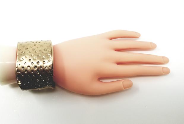 RLM Soho Bronze Wide Cuff Spring Bracelet (1 of 9)