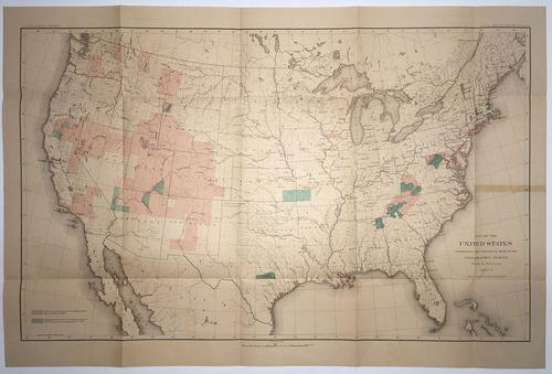 Map of the United States Exhibiting the Progress Made (1 of 1)