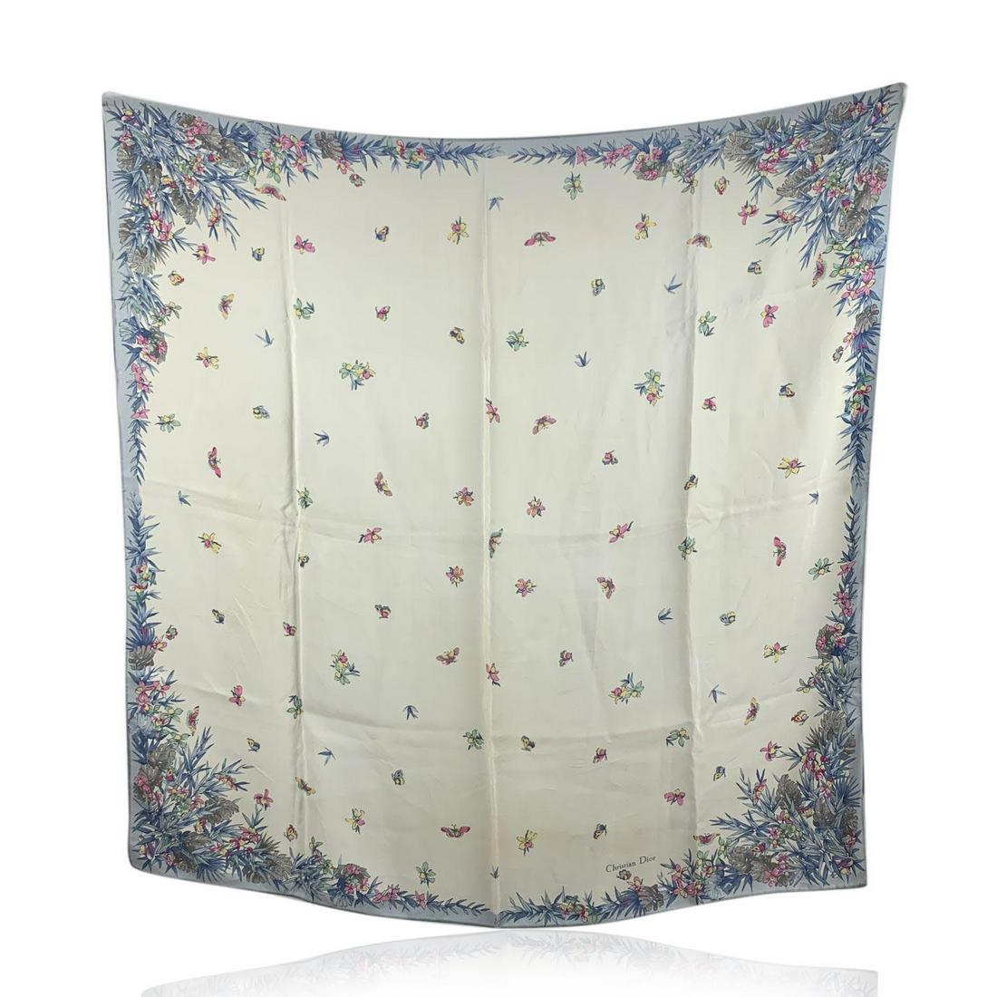 Christian Dior Vintage Light Blue Flowers and (1 of 8)