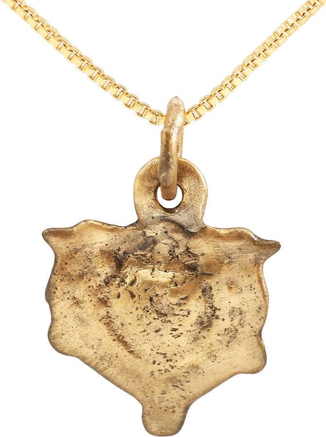 FINE VIKING HEART PENDANT 900-1050 AD (1 of 3)