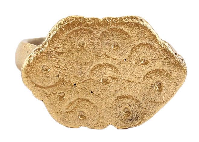 FINE CHRISTIAN PILGRIM'S RING 8th-9th Century AD, SZ 7 (1 of 3)