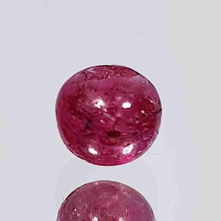 1.81 Ct Natural 5mm Ruby Bead Drilled (1 of 5)