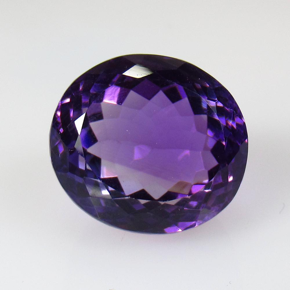 18.50 Ct Natural Purple Amethyst Oval Cut (1 of 2)