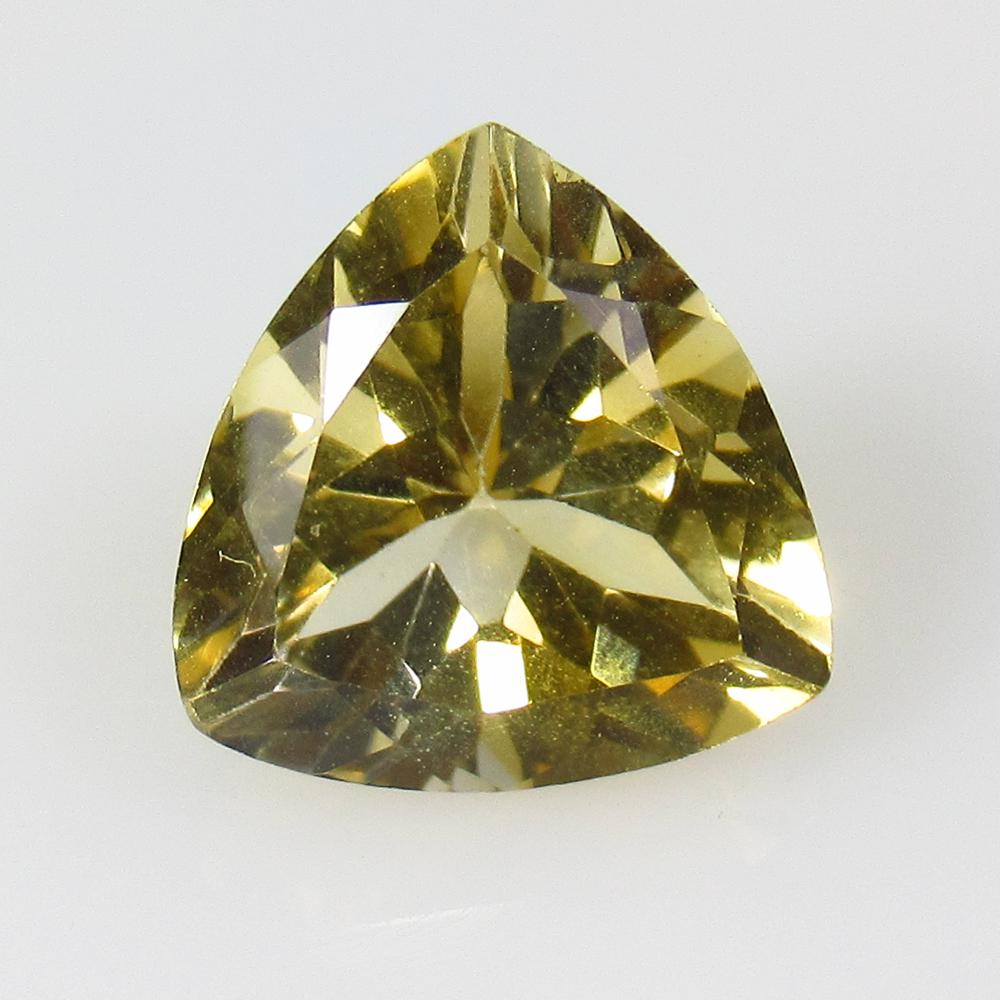 6.74 Ct Natural Yellow Citrine Trillion Cut (1 of 2)
