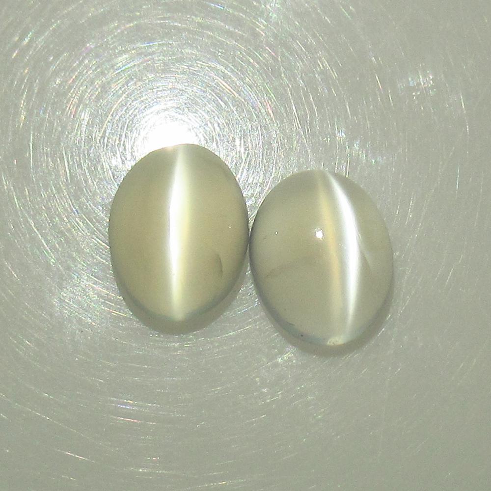 4.30 Ct Natural Moonstone Oval Pair (1 of 2)