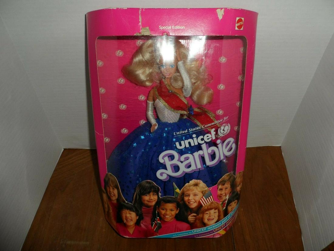 1989 - Unicef Barbie - NRFB: Title: 1989 - Unicef Barbie - NRFB Date/Period: 1989 Reserve: $5.00 Shipping: Domestic: Flat-rate of $10.00 to anywhere within the contiguous U.S. International: Foreign shipping rates are determined 