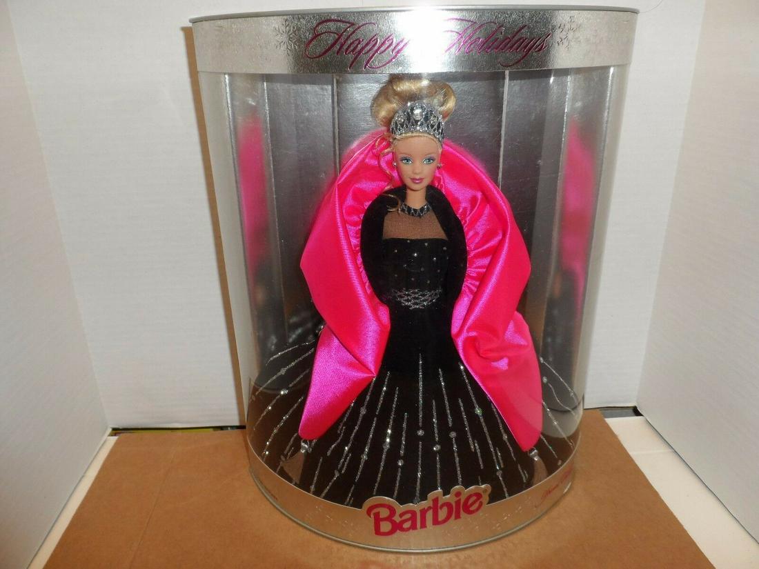 1998 Happy Holiday Barbie - NRFB: Title: 1998 Happy Holiday Barbie - NRFB Date/Period: 1998 Reserve: $5.00 Shipping: Domestic: Flat-rate of $10.00 to anywhere within the contiguous U.S. International: Foreign shipping rates are determ