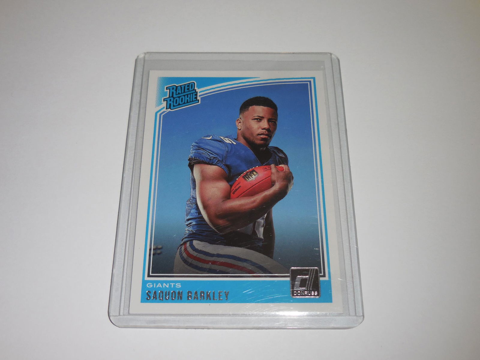 2018 DONRUSS SAQUON BARKLEY ROOKIE CARD GIANTS (1 of 2)