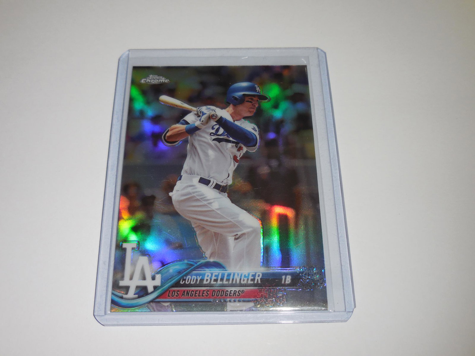2018 TOPPS CHROME CODY BELLINGER REFRACTOR DODGERS (1 of 2)