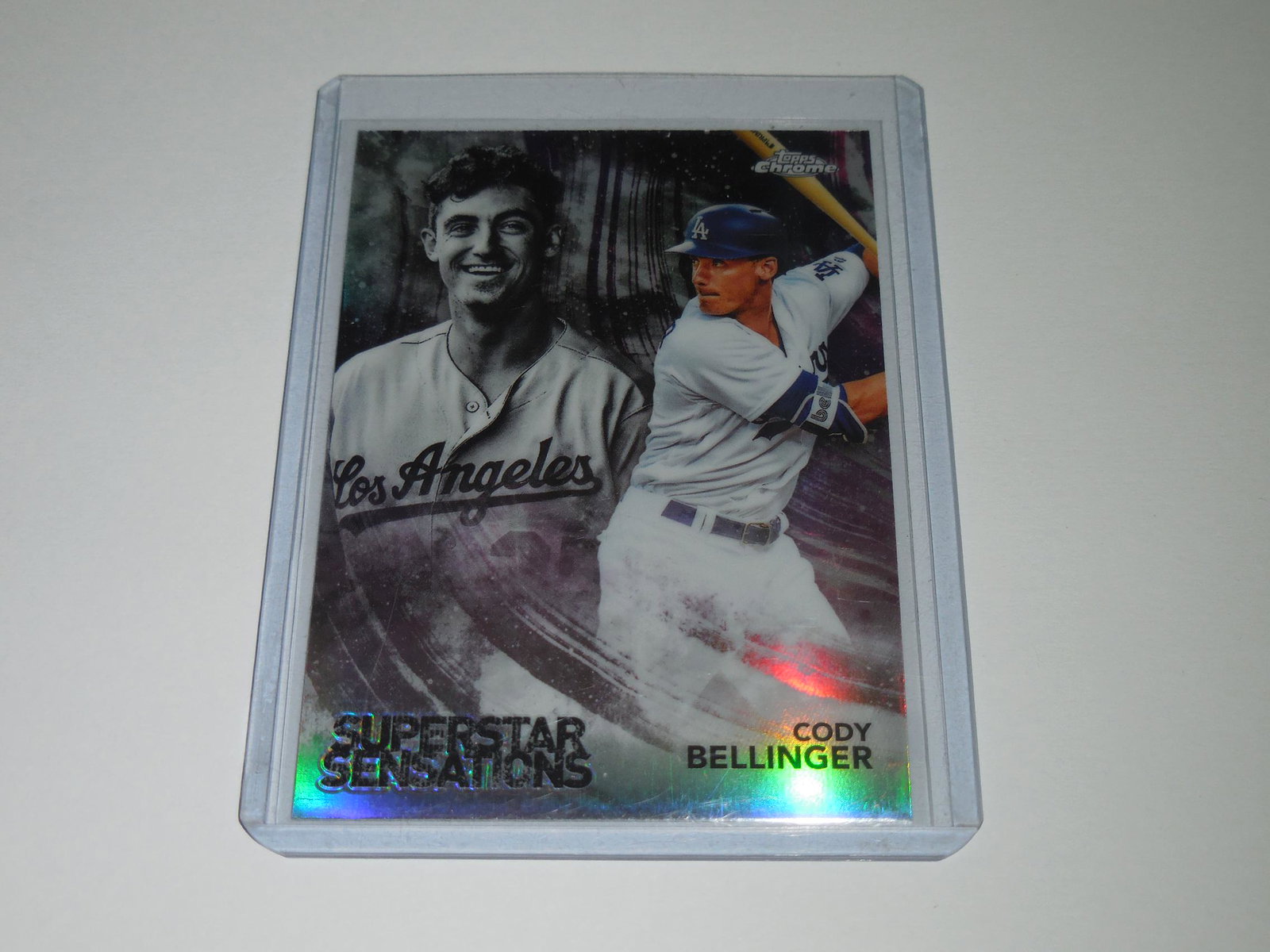 2018 TOPPS CHROME CODY BELLINGER SUPERSTAR REFRACTOR (1 of 2)