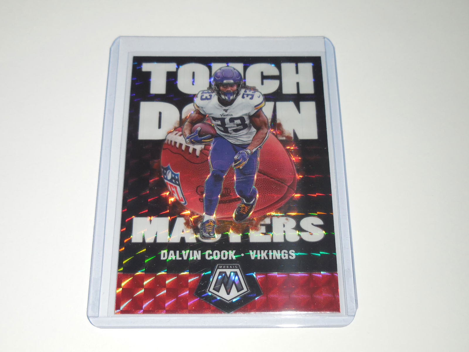 2020 PANINI MOSAIC DALVIN COOK TOUCHDOWN MASTERS MOSAIC (1 of 2)