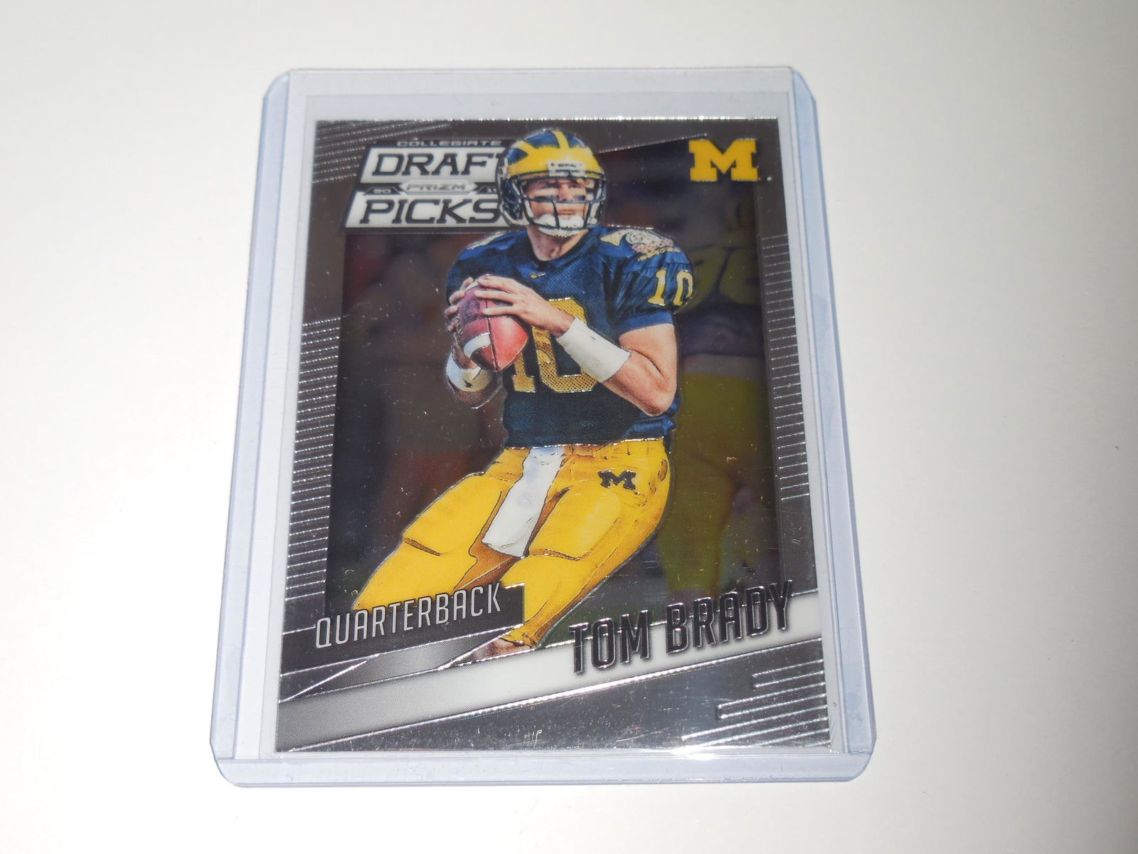 2015 PANINI PRIZM TOM BRADY CHROME MICHIGAN (1 of 2)