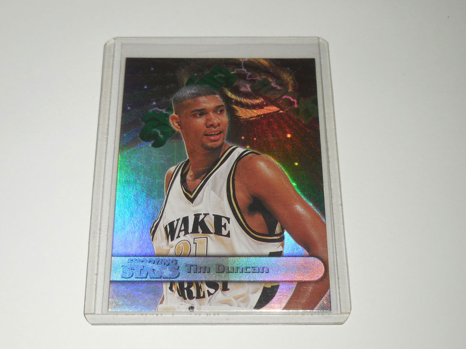 1997 WHEELS KEVIN GARNETT RARE PROMO HOLO ROOKIE CARD (1 of 2)