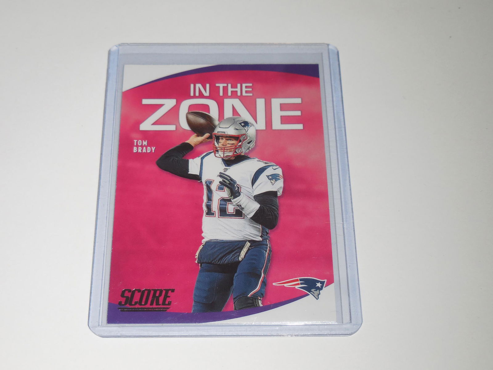 2020 PANINI SCORE TOM BRADY IN THE ZONE PATRIOTS (1 of 2)