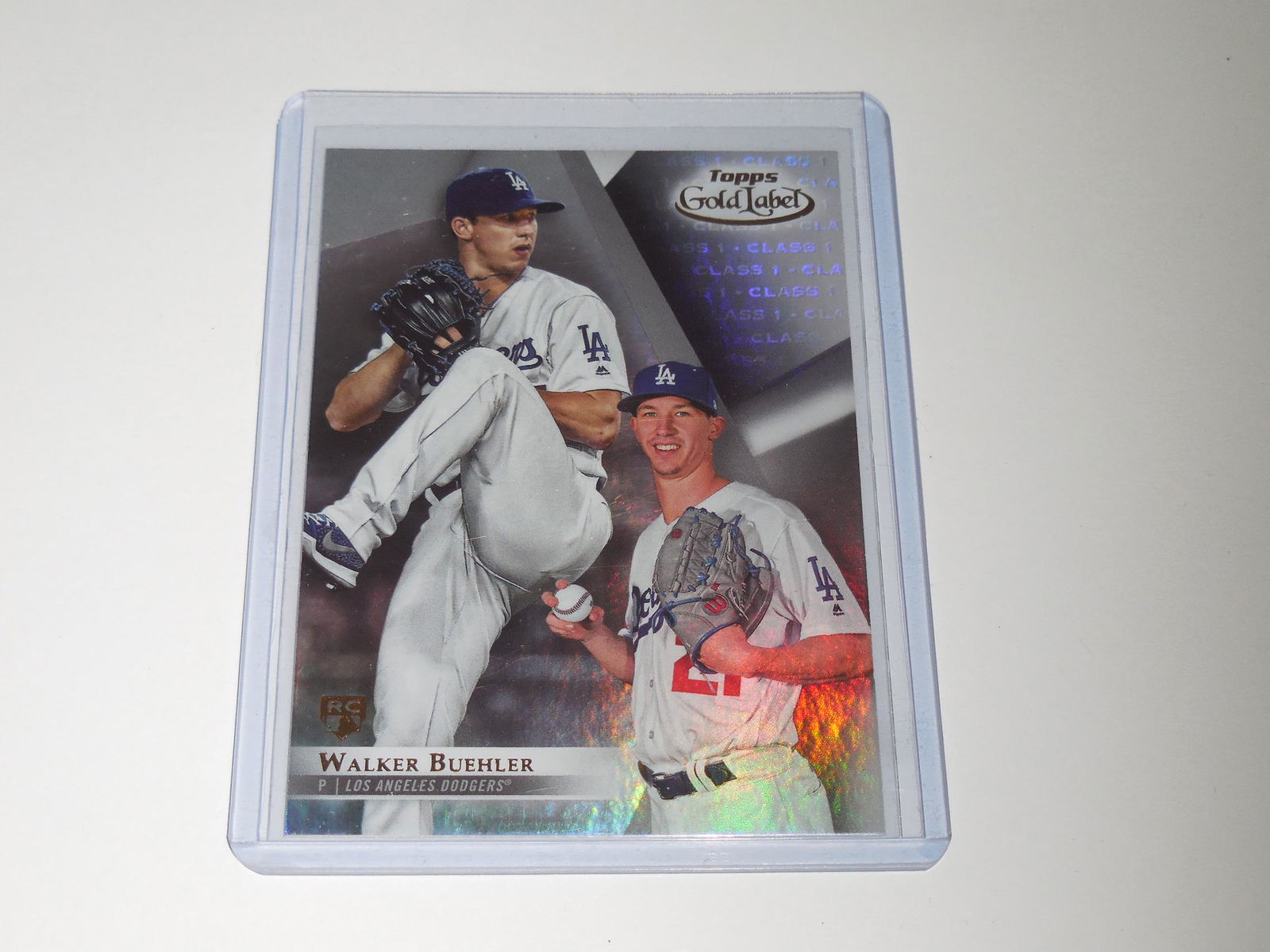 2018 TOPPS GOLD LABEL WALKER BUEHLER HOLOFOIL RC (1 of 2)