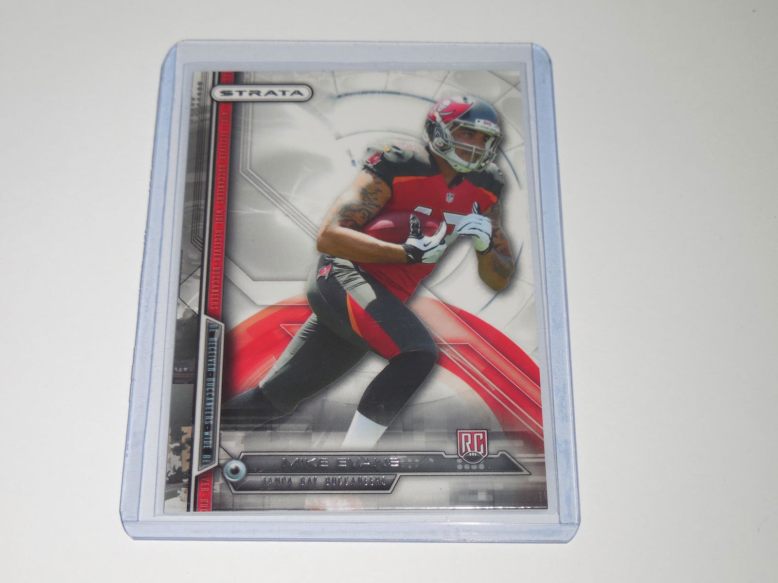 2014 TOPPS STRATA MIKE EVANS ROOKIE CARD (1 of 2)