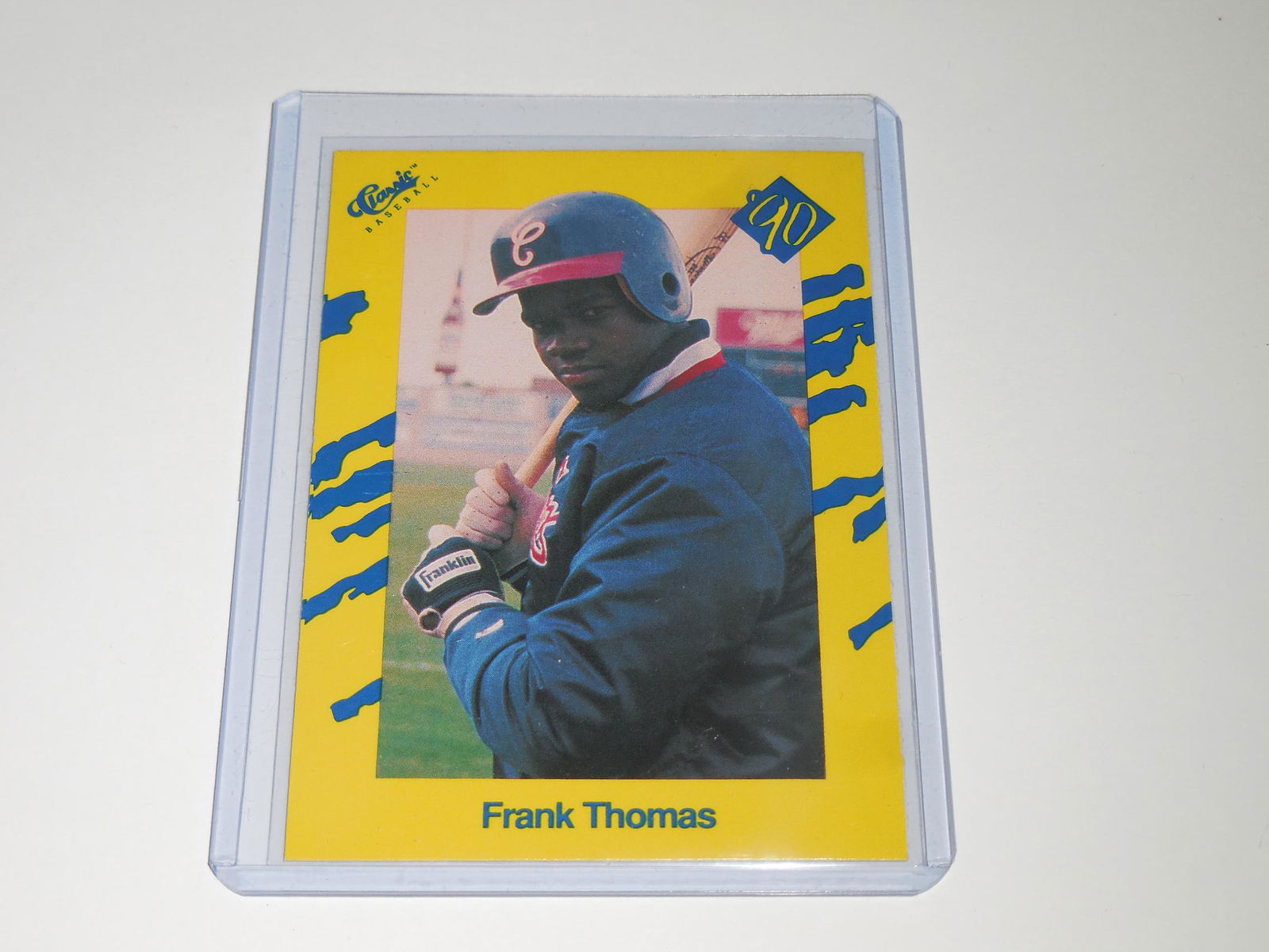 1990 CLASSIC FRANK THOMAS ROOKIE CARD YELLOW (1 of 2)