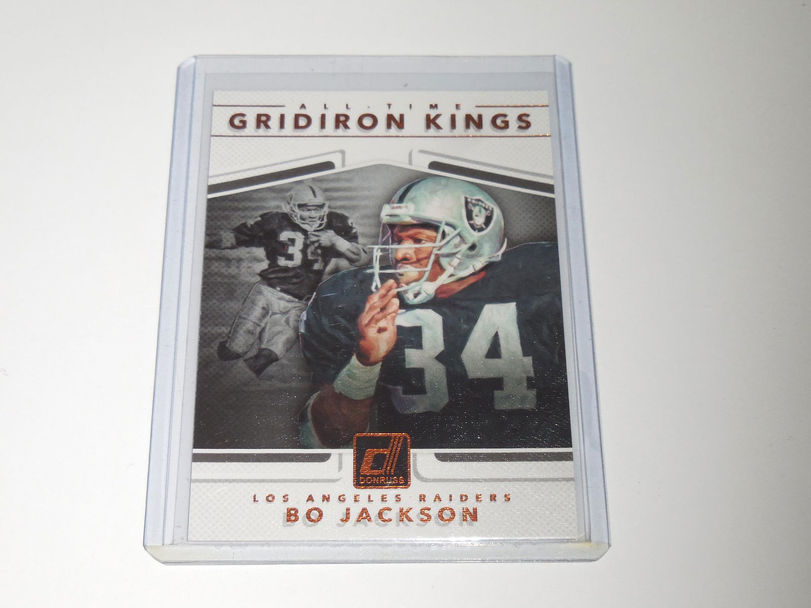 2017 PANINI DONRUSS BO JACKSON GRIDIRON KINGS RAIDERS (1 of 2)