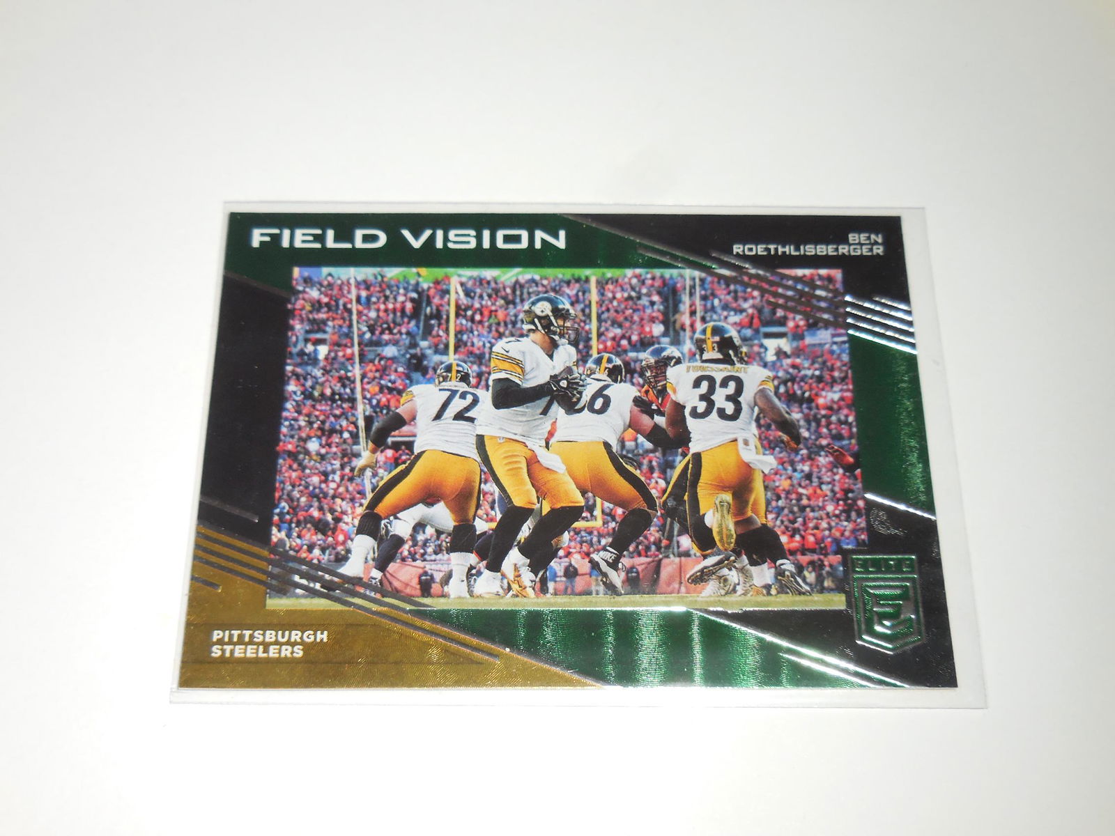 2017 DONRUSS ELITE BEN ROETHLISBERGER FIELD VISION HOLO (1 of 2)
