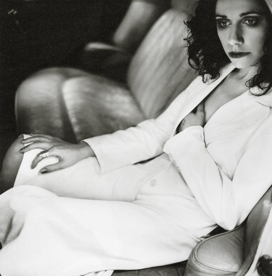 ANTON CORBIJN - PJ Harvey: Artist: Anton Corbijn Title: PJ Harvey Medium: Photo Litho, 2020, Belgium Dimensions: 7.35x7.45" Description: Heat Wax Mounted on 11x14" Conservation Board Artist Bio: Anton Johannes Gerrit Corbijn va