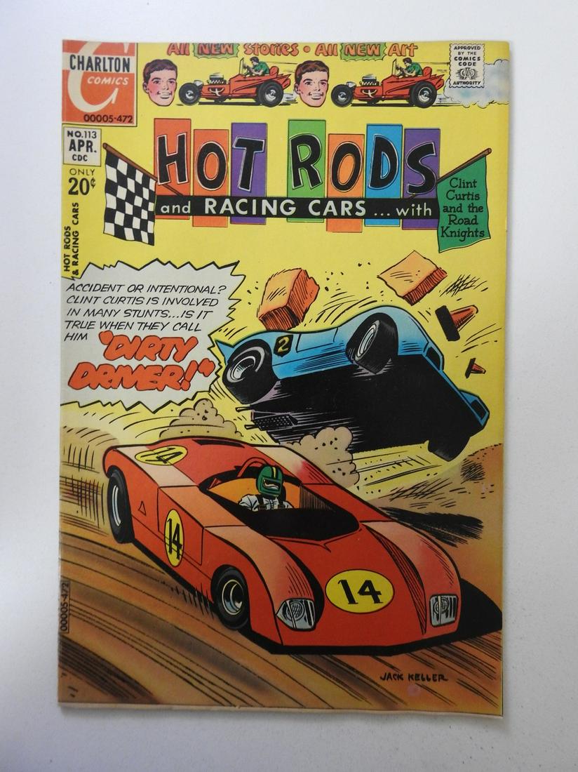 Hot Rods and Racing Cars #113: No Reserve! Hot Rods and Racing Cars #113 FN Shipping: Domestic: Flat-rate of $9.99 (1-8 items) or $19.99 (9+ items) to anywhere within the contiguous U.S. International: Foreign shipping rates are de