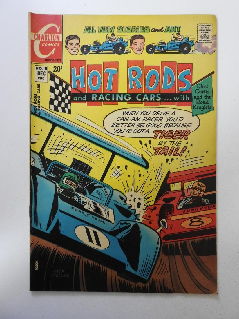 Hot Rods and Racing Cars #111: No Reserve! Hot Rods and Racing Cars #111 FN- Shipping: Domestic: Flat-rate of $9.99 (1-8 items) or $19.99 (9+ items) to anywhere within the contiguous U.S. International: Foreign shipping rates are d