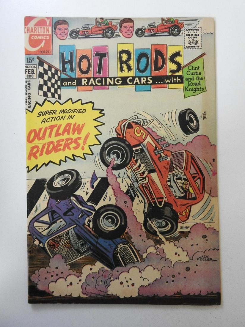 Hot Rods and Racing Cars #106: No Reserve! Hot Rods and Racing Cars #106 FN- Shipping: Domestic: Flat-rate of $9.99 (1-8 items) or $19.99 (9+ items) to anywhere within the contiguous U.S. International: Foreign shipping rates are d