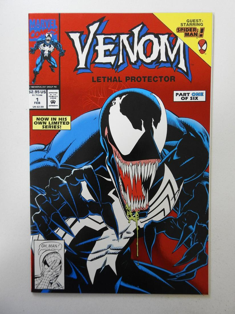 Venom Lethal Protector #1: No Reserve! Venom Lethal Protector #1 VF+ Shipping: Domestic: Flat-rate of $9.99 (1-8 items) or $19.99 (9+ items) to anywhere within the contiguous U.S. International: Foreign shipping rates are deter