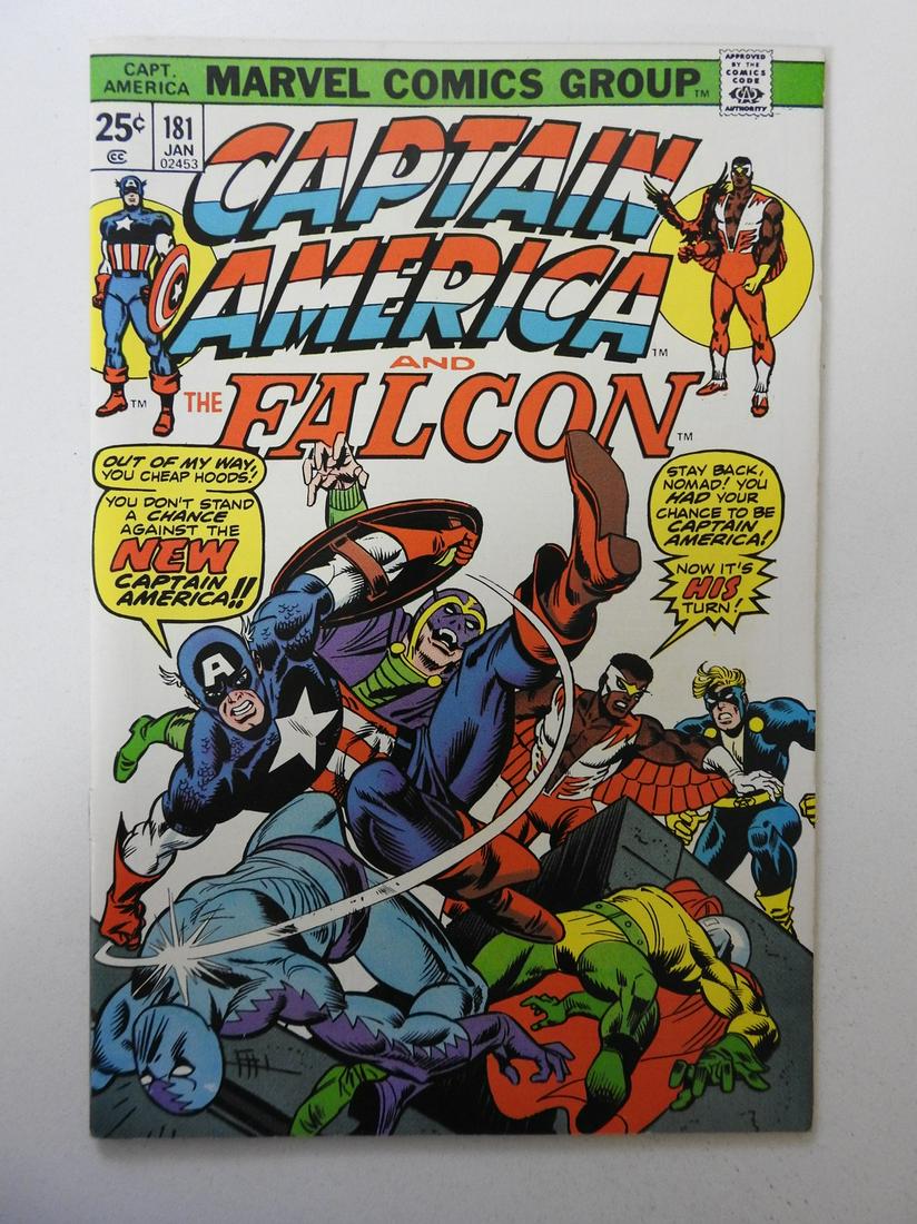 Captain America #181 MVS intact: No Reserve! Captain America #181 MVS intact VG Cover and 1st 2 wraps detached at bottom staple Shipping: Domestic: Flat-rate of $9.99 (1-8 items) or $19.99 (9+ items) to anywhere within the contiguous