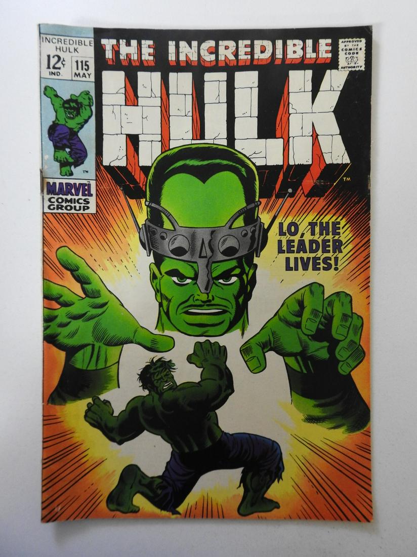 Incredible Hulk #115: No Reserve! Incredible Hulk #115 GD/VG Moisture damage, both staples rusty Shipping: Domestic: Flat-rate of $9.99 (1-8 items) or $19.99 (9+ items) to anywhere within the contiguous U.S. International: