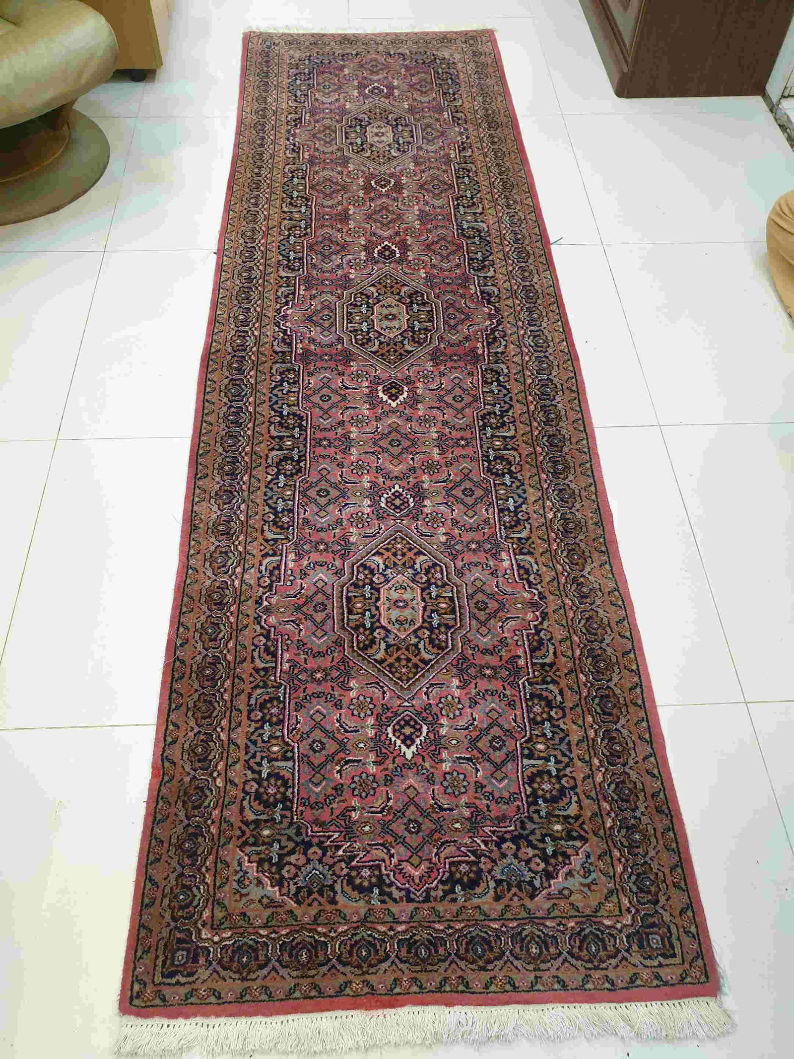 Oriental Hand Made Indo Persian Bidjar Runner Rug (1 of 5)