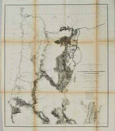 1855 Williamson/Abobot Map ot Western Oregon -- Map No. (1 of 1)