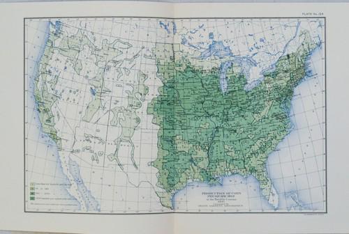 1900 US Census Map of Corn Production -- Production of (1 of 1)