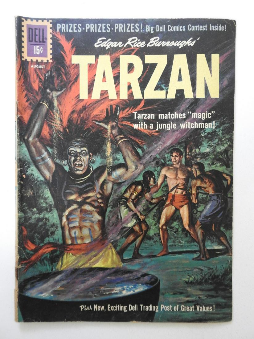 Tarzan #125: No Reserve! Tarzan #125 VG- Moisture stain, 1 in spine split, rusty bottom staple Shipping: Domestic: Flat-rate of $9.99 (1-8 items) or $19.99 (9+ items) to anywhere within the contiguous U.S. Interna