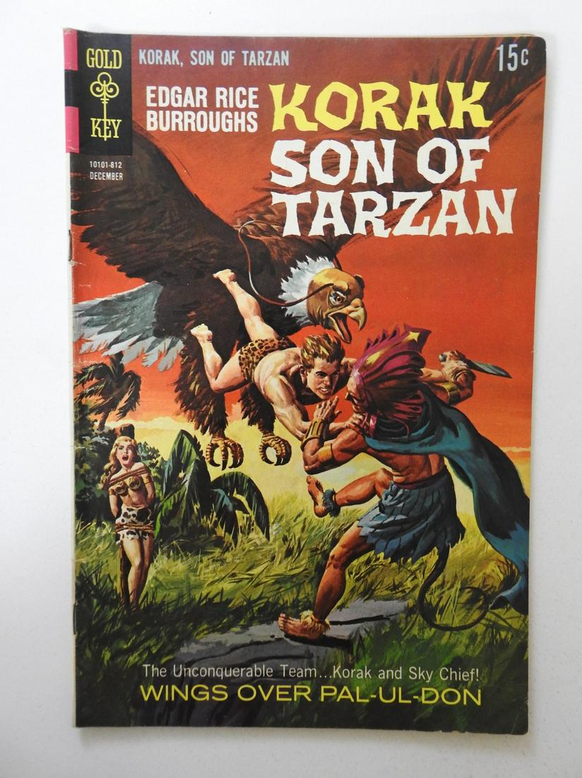 Korak, Son of Tarzan #26: No Reserve! Korak, Son of Tarzan #26 VG Centerfold detached at top staple Shipping: Domestic: Flat-rate of $9.99 (1-8 items) or $19.99 (9+ items) to anywhere within the contiguous U.S. International: 