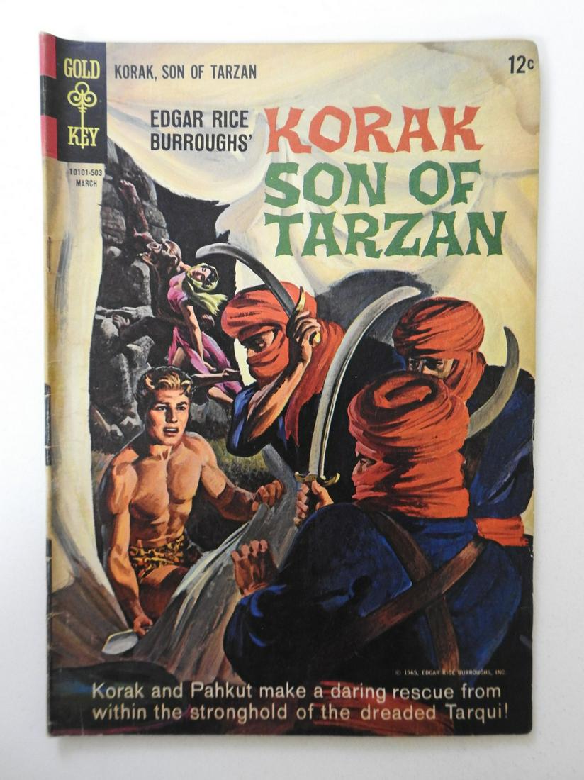 Korak, Son of Tarzan #7: No Reserve! Korak, Son of Tarzan #7 VG Centerfold detached at bottom staple Shipping: Domestic: Flat-rate of $9.99 (1-8 items) or $19.99 (9+ items) to anywhere within the contiguous U.S. International