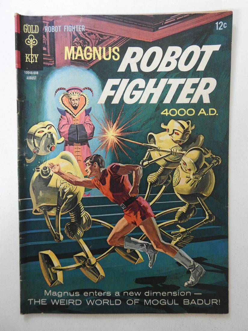 Magnus Robot Fighter #15: No Reserve! Magnus Robot Fighter #15 GD Centerfold detached at both staples Shipping: Domestic: Flat-rate of $9.99 (1-8 items) or $19.99 (9+ items) to anywhere within the contiguous U.S. International