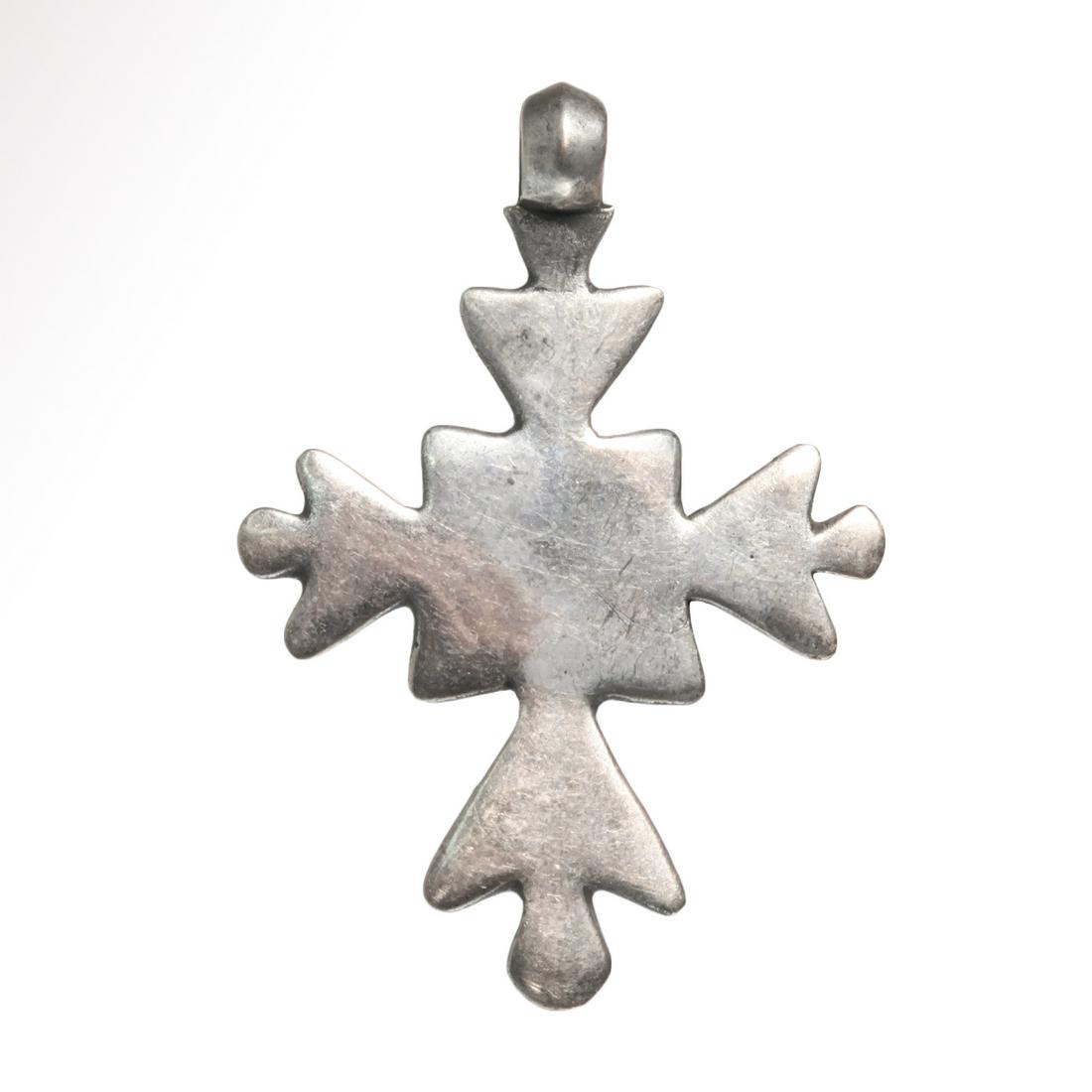 Crusaders Silver Cross, c. 10th- 11th Century A.D. (1 of 6)