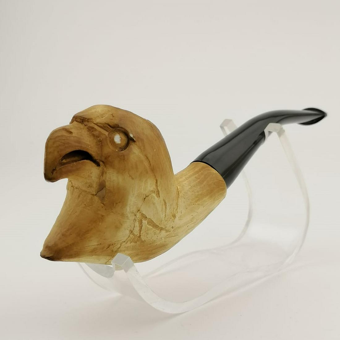 Eagle Specially colored with burn technique Meerschaum (1 of 11)