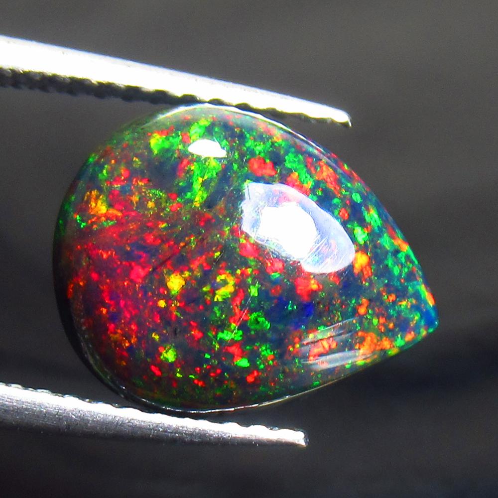 2.79 Ct Natural Black Fire Opal (1 of 2)