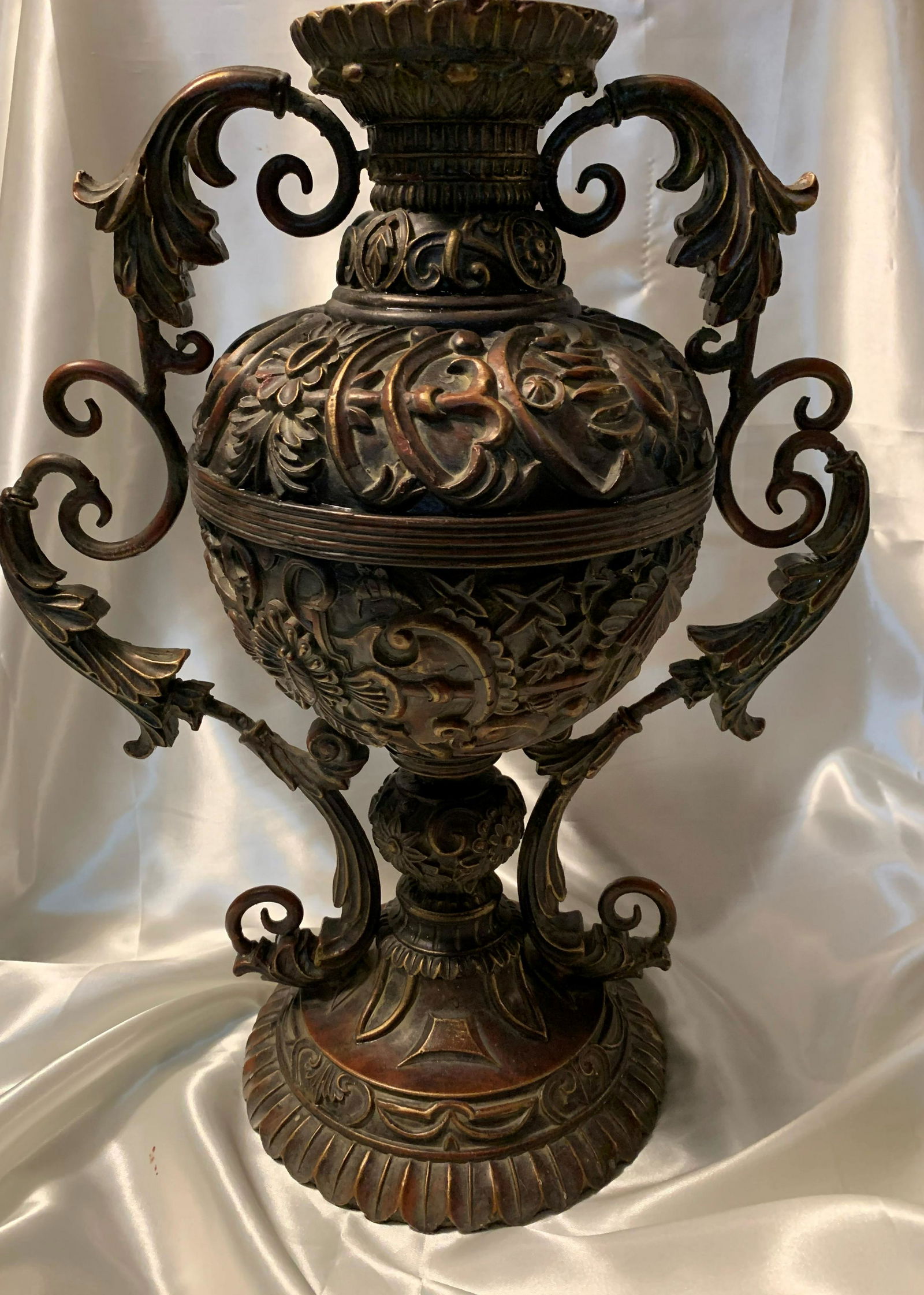 Antique Italian Bronze Vase (1 of 3)