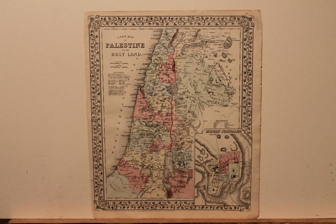 1881 Palestine Map (1 of 3)