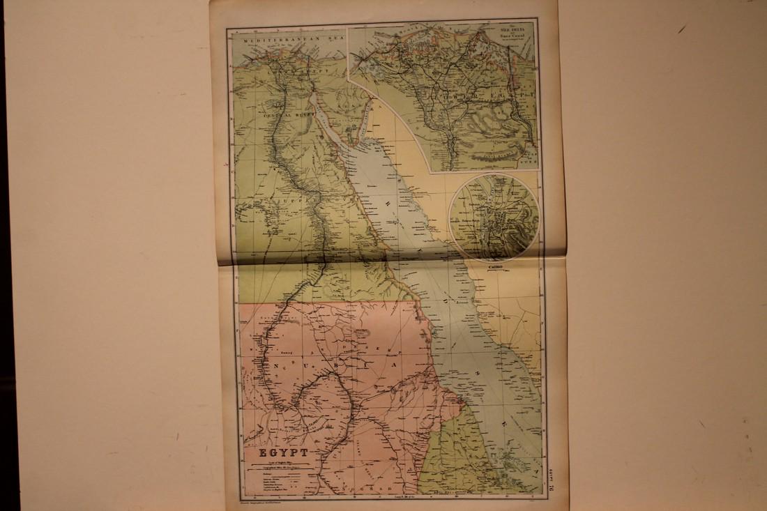 1892 Egypt Map (1 of 3)