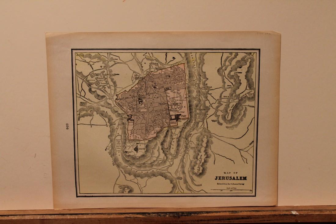 1901 Jerusalem Map (1 of 3)