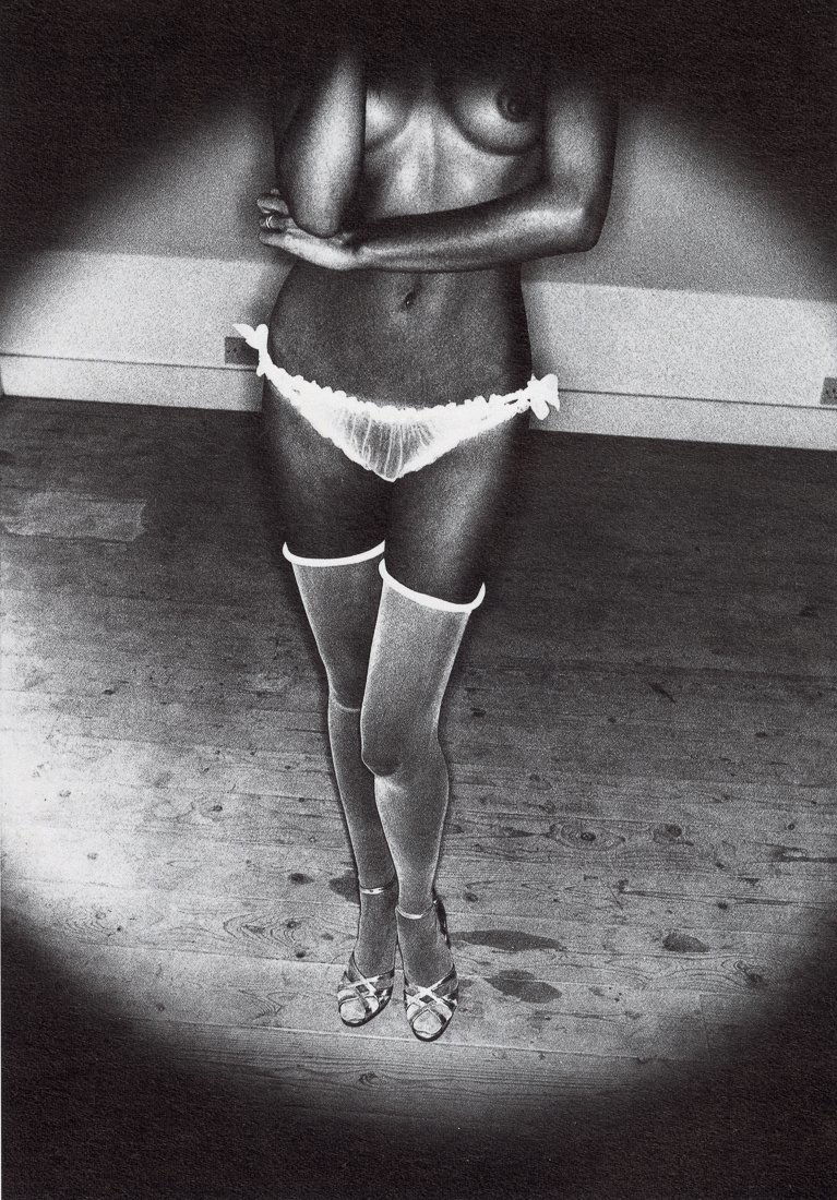 DAVID BAILEY - Untitled Nude: Artist: David Bailey Title: Untitled Nude Medium: Duotone Photo Litho, 1977, Italy Dimensions: 7.25x10.35" Description: Heat Wax Mounted on 11x14" Conservation Board Reserve: $45.00 Shipping: Domestic