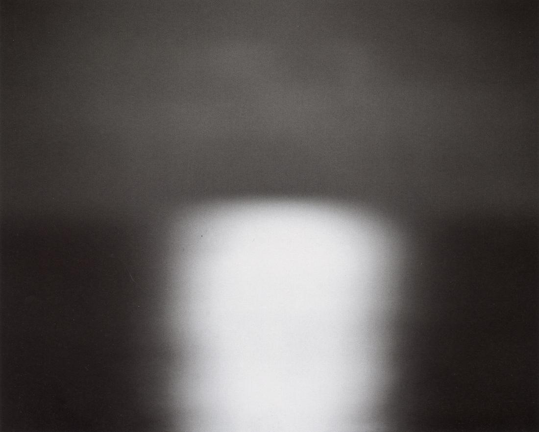 HIROSHI SUGIMOTO - Bay Of Sagami, Atami, 1996: Artist: Hiroshi Sugimoto Title: Bay Of Sagami, Atami, 1996 Medium: Photo Litho, 1997, Hong Kong Dimensions: 7.45x5.95" Description: Heat Wax Mounted on 8.5x11" Conservation Board Artist Bio: Hiroshi S