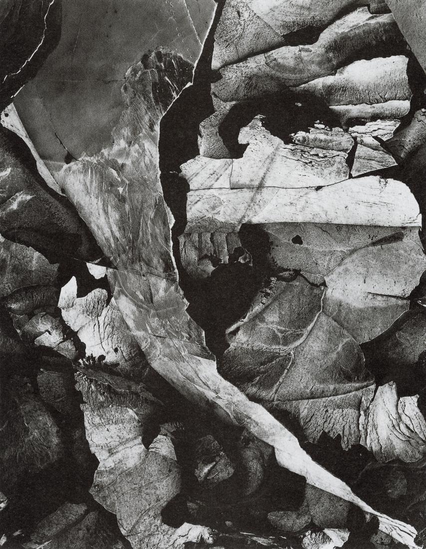 MINOR WHITE - Moencopi Strata, Capitol Reef, 1962: Artist: Minor White Title: Moencopi Strata, Capitol Reef, Utah, 1962 Medium: Duotone Photo Litho, 1984, Japan Dimensions: 6.9x8.9" Description: Heat Wax Mounted on 11x14" Conservation Board Artist Bio