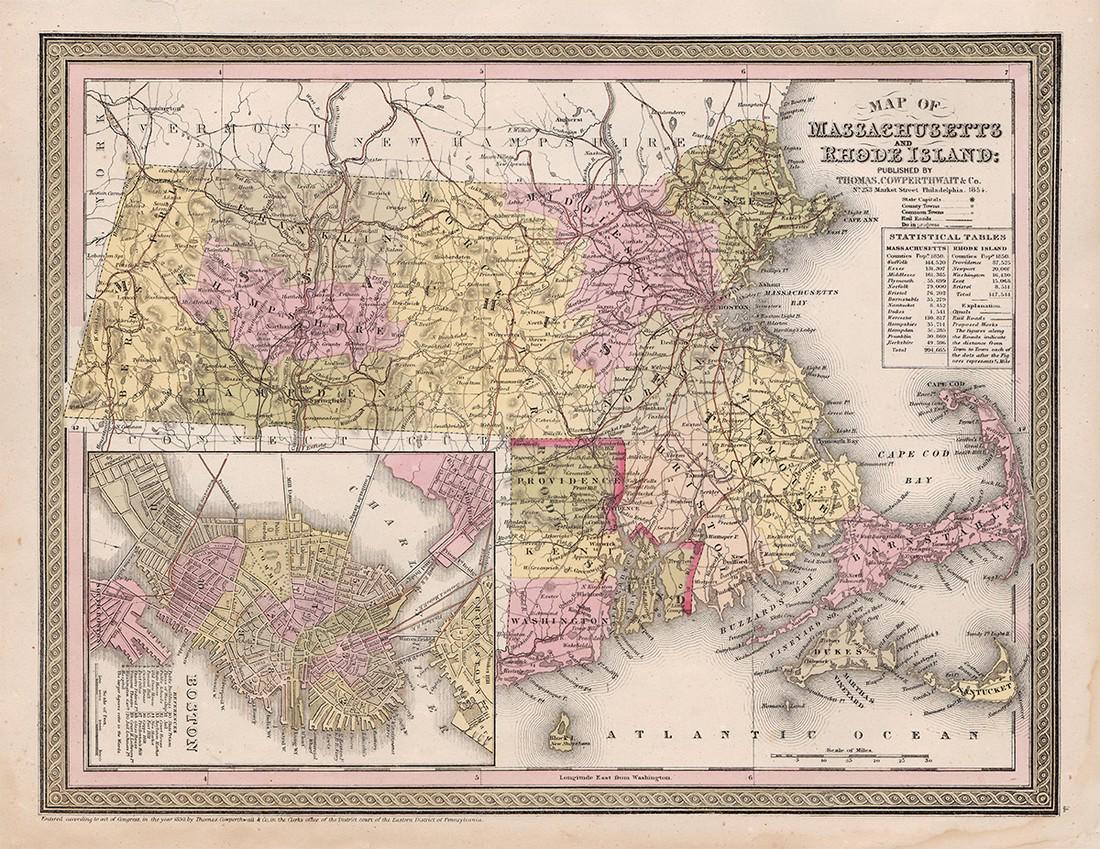 Great RR map of Mass. & Rhode Island (1 of 5)